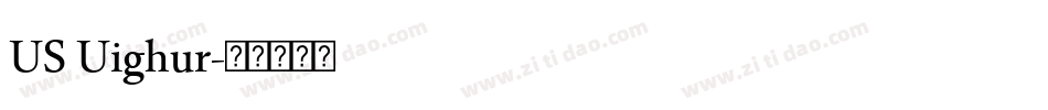 US Uighur字体转换